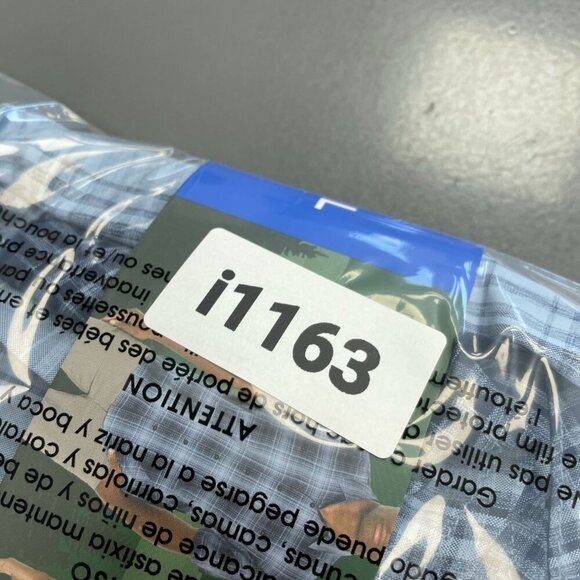 NEW Orvis Men's Size L Plaid Short Sleeve Button Up Shirt Blue Outdoor UPF 30 - Picture 11 of 11